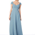Sweetheart Cap Sleeve Chiffon Bridesmaid Dress Morilee