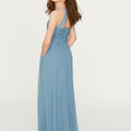 Draped Chiffon Junior Bridesmaid Dress with Keyhole Back Madeline Gardner