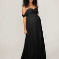 Chiffon Maternity Bridesmaid Dress with Draped Bodice Madeline Gardner