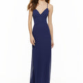 Chiffon Bridesmaid Dress with Deep V-Neck and Spaghetti Straps Madeline Gardner
