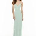 Chiffon Bridesmaid Dress with Deep V-Neck and Spaghetti Straps Madeline Gardner