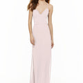 Chiffon Bridesmaid Dress with Deep V-Neck and Spaghetti Straps Madeline Gardner