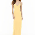 Chiffon Bridesmaid Dress with Deep V-Neck and Spaghetti Straps Madeline Gardner