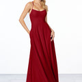 Simple Chiffon Bridesmaid Dress Madeline Gardner