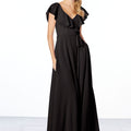 Flutter Sleeve Chiffon Bridesmaid Dress Madeline Gardner