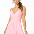 Chiffon Bridesmaid Dress with Keyhole Back Madeline Gardner