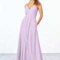 Chiffon Bridesmaid Dress with Keyhole Back Madeline Gardner