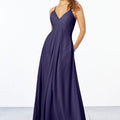 Chiffon Bridesmaid Dress with Keyhole Back Madeline Gardner
