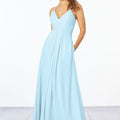 Chiffon Bridesmaid Dress with Keyhole Back Madeline Gardner