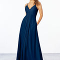 Chiffon Bridesmaid Dress with Keyhole Back Madeline Gardner