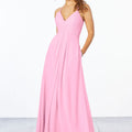 Chiffon Bridesmaid Dress with Keyhole Back Madeline Gardner