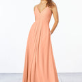 Chiffon Bridesmaid Dress with Keyhole Back Madeline Gardner