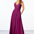 Chiffon Bridesmaid Dress with Keyhole Back Madeline Gardner