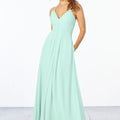 Chiffon Bridesmaid Dress with Keyhole Back Madeline Gardner