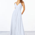Chiffon Bridesmaid Dress with Keyhole Back Madeline Gardner
