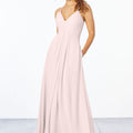 Chiffon Bridesmaid Dress with Keyhole Back Madeline Gardner