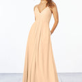 Chiffon Bridesmaid Dress with Keyhole Back Madeline Gardner