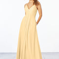 Chiffon Bridesmaid Dress with Keyhole Back Madeline Gardner
