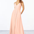 Chiffon Bridesmaid Dress with Keyhole Back Madeline Gardner