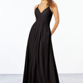 Chiffon Bridesmaid Dress with Keyhole Back Madeline Gardner