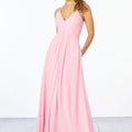Chiffon Bridesmaid Dress with Keyhole Back Madeline Gardner