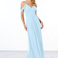 Cold-Shoulder Chiffon Bridesmaid Dress Madeline Gardner