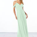 Cold-Shoulder Chiffon Bridesmaid Dress Madeline Gardner