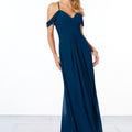 Cold-Shoulder Chiffon Bridesmaid Dress Madeline Gardner