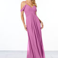 Cold-Shoulder Chiffon Bridesmaid Dress Madeline Gardner
