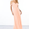 Cold-Shoulder Chiffon Bridesmaid Dress Madeline Gardner