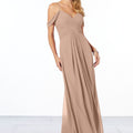 Cold-Shoulder Chiffon Bridesmaid Dress Madeline Gardner