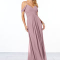 Cold-Shoulder Chiffon Bridesmaid Dress Madeline Gardner
