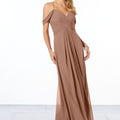 Cold-Shoulder Chiffon Bridesmaid Dress Madeline Gardner