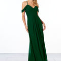 Cold-Shoulder Chiffon Bridesmaid Dress Madeline Gardner