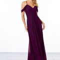 Cold-Shoulder Chiffon Bridesmaid Dress Madeline Gardner