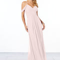 Cold-Shoulder Chiffon Bridesmaid Dress Madeline Gardner