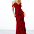 Cold-Shoulder Chiffon Bridesmaid Dress Madeline Gardner