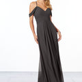 Cold-Shoulder Chiffon Bridesmaid Dress Madeline Gardner