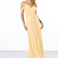 Cold-Shoulder Chiffon Bridesmaid Dress Madeline Gardner