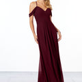 Cold-Shoulder Chiffon Bridesmaid Dress Madeline Gardner