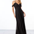Cold-Shoulder Chiffon Bridesmaid Dress Madeline Gardner