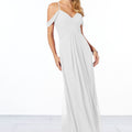 Cold-Shoulder Chiffon Bridesmaid Dress Madeline Gardner