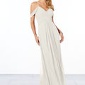 Cold-Shoulder Chiffon Bridesmaid Dress Madeline Gardner