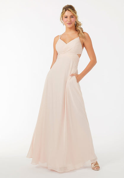 chiffon illusion cutouts bridesmaid dress chiffon illusion cutouts bridesmaid dress