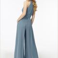 Halterneck Chiffon Jumpsuit Madeline Gardner