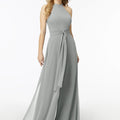 Halterneck Chiffon Jumpsuit Madeline Gardner
