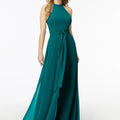 Halterneck Chiffon Jumpsuit Madeline Gardner