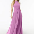 Halterneck Chiffon Jumpsuit Madeline Gardner