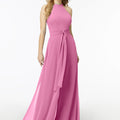 Halterneck Chiffon Jumpsuit Madeline Gardner