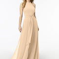 Halterneck Chiffon Jumpsuit Madeline Gardner